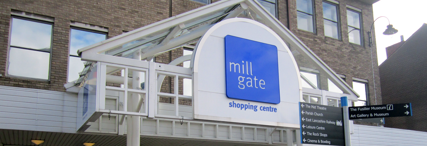 Items available at  Mill Gate Shopping Centre