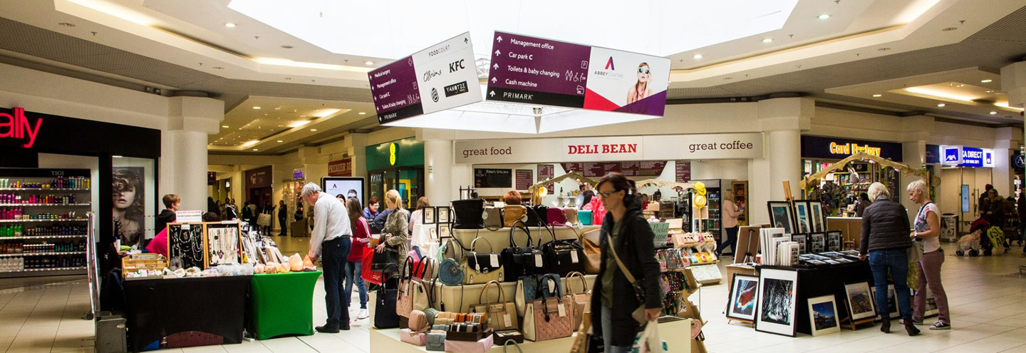 Items available at  Abbey Shopping Centre